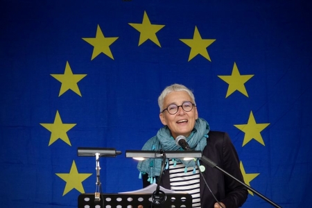 Martina Neubauer für Europa - Veranstaltung 2019 auf dem Starnberger Kirchplatz